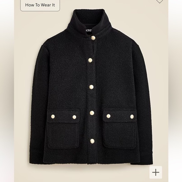 J crew Bouclé shirt-jacket - Picture 1 of 3